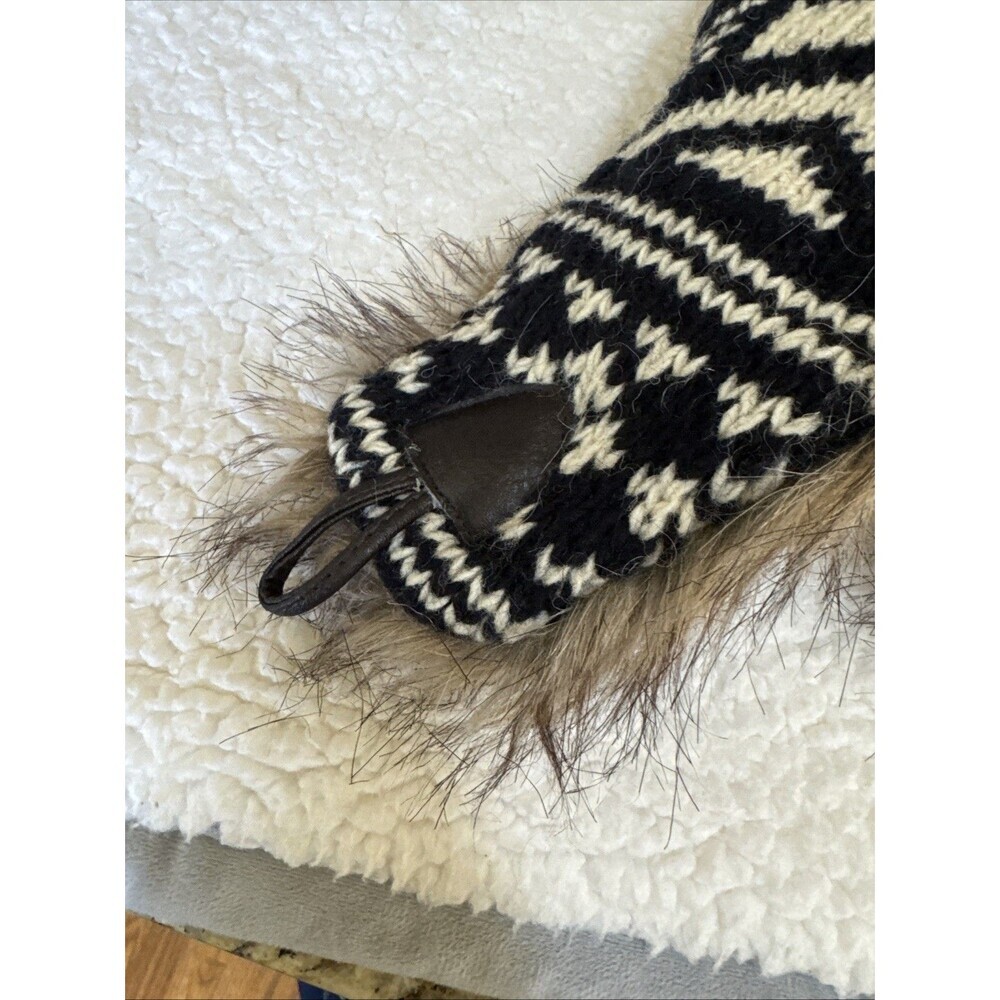 American Eagle Buffalo Trapper Hat w/Faux Fur Ear Flaps Fleece Lining - Picture 4 of 6